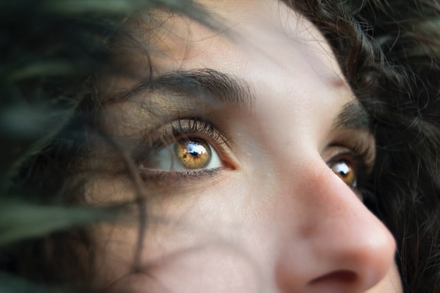 Image of a woman's face and eyes